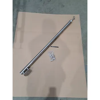 Zábradlí Hahn Steel OUTLET Nerezový sloupek s bočním kotvením, 5x výplně vnější