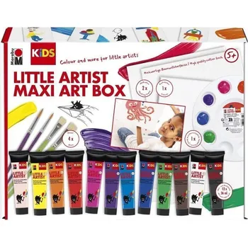 Marabu Sada akrylových barev KiDS Little Artist Maxi Art Box 12x 36 ml