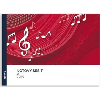 Sešit Školní sešit notový, 16 listů
