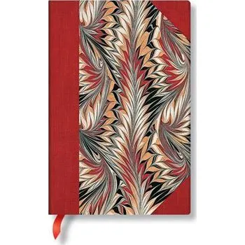 Blok Cockerell Marbled Paper / Rubedo / Midi / Lined