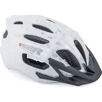 Cyklistická přilba Author Saber X1 Inmold bílá 53-59cm + DÁREK