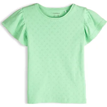 Dívčí oblečení GATE Bavlněné tričko s volány 3Y 426-0549/4050