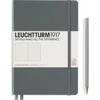 Blok Zápisník Anthracite, Medium, 251 p., tečkovaný
