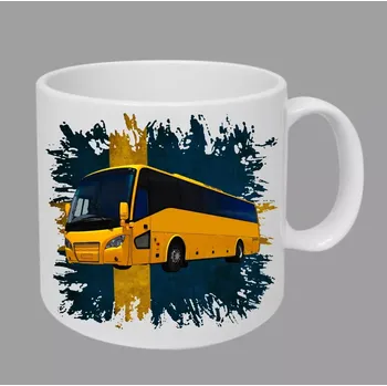 Moon River Scania A30 hrnek s autobusem vlajka obsah 330 ml (hrneček autobus)