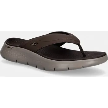 Pánská obuv Žabky Skechers GO WALK FLEX 229202 hnědá 98X, EUR 46