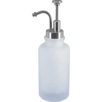 Dávkovač mýdla SPIRELLA Spirella dávkovač mýdla YOKO, bílý, sklo, 280 ml, 10.20324