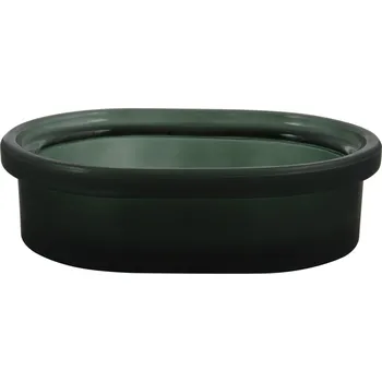 Mýdlenka SPIRELLA Spirella mýdlenka YOKO, tmavě zelená, sklo, 10.20393