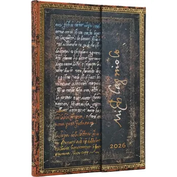 Diář Diář denní 2026 Michelangelův Rukopis, Midi, Horizontální