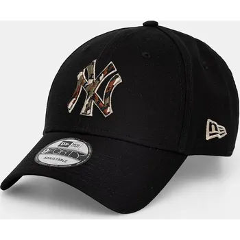 Kšiltovka Bavlněná baseballová čepice New Era CAMO INFILL 9FORTY® 60771853 černá 99X, vel. ONE SIZE
