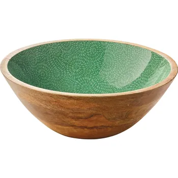 Zassenhaus BRUSH GREEN Mísa na potraviny Ø 30 cm/11,5 cm mangové dřevo