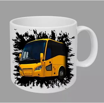 Moon River Scania A30 hrnek s autobusem černý obsah 330 ml (hrneček autobus)