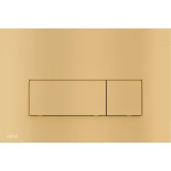 Splachovací tlačítko ALCADRAIN Alca Thin 5 ovládací tlačítko pro WC moduly, gold mat, M57-G-M M57-G-M