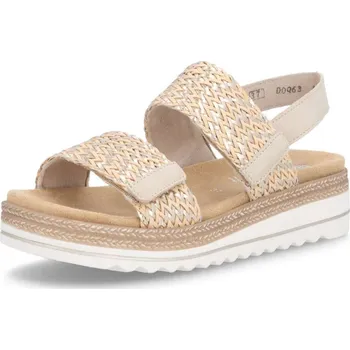 Dámské sandále Rieker Dámské sandály REMONTE D0Q63-90 béžová S6 43