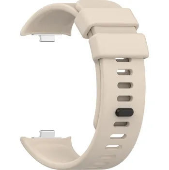 Ostatní příslušenství k chytrým hodinkám eses Silikonový řemínek pro Xiaomi Redmi Watch 4, 5, 6 a Xiaomi Smart Band 8 Pro a 9 Pro - Béžový