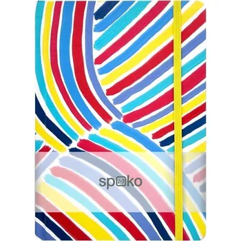 Dětské zboží Spoko zápisník Creative modrý štětec A5, linkovaný