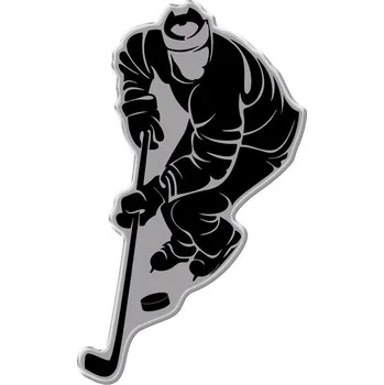 Party dekorace 3D nálepka Hokejový hráč