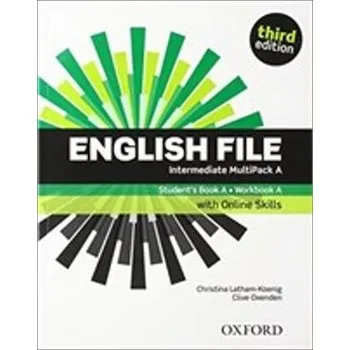 Anglický jazyk English File Intermediate Multipack A with Online Skills (3rd) without CD-ROM