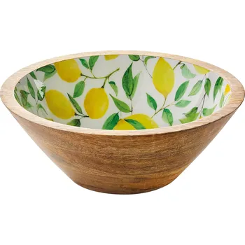 Zassenhaus LEMON Mísa na potraviny Ø 20 cm/8 cm mangové dřevo