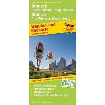 Bruneck, Hochpustertal, Braies, Sesto / Brunico, Alta Pusteria, Braies, Sesto 1:35 000 / t