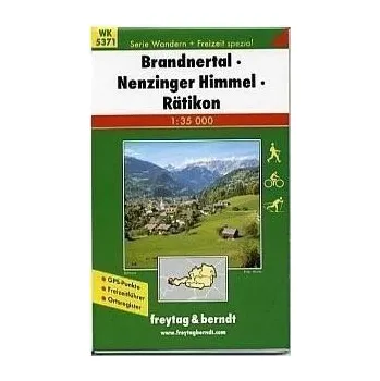 Kniha WK 5371 Brandnertal 1:35 000 / turistická mapa