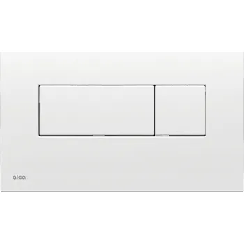 Splachovací tlačítko ALCADRAIN Alca Basic 3 ovládací tlačítko pro WC moduly, bílá lesk, M370 M370