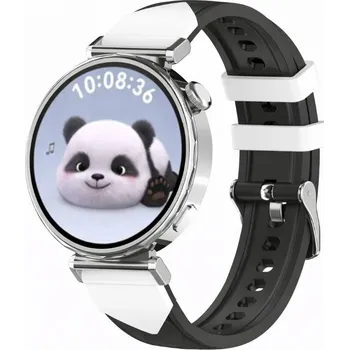 Ostatní příslušenství k chytrým hodinkám eses Silikonový sportovní řemínek pro Huawei Watch GT 5 41mm a GT 6 41mm - Černo bílý, 18 mm