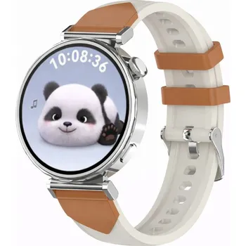 Ostatní příslušenství k chytrým hodinkám eses Silikonový sportovní řemínek pro Huawei Watch GT 5 41mm a GT 6 41mm - Šedo hnědý, 18 mm