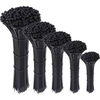 kabelová chránička SEFIS sada stahovacích pásek 250 ks černá