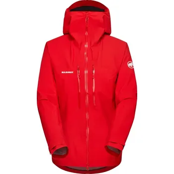 Dámská větrovka Bunda dámská MAMMUT Taiss HS Hooded Jacket Women mammut red - XS