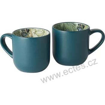 ChaCult BLUE GARDEN mega hrnek ptáčci a květiny | 2-MIX