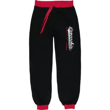 LAVECCHIA tepláky pánské LV-2020 nadměrná velikost černá 6XL