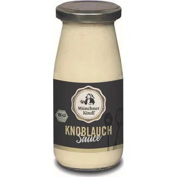 Omáčka Münchner Kindl BBQ česneková omáčka 250 ml bio
