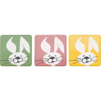 Čokoláda Čokoládová dekorace Legrační zajíček 12ks