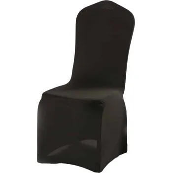 Potah na židli Gastrokitchen Univerzální návlek na banketové židle elastický odolný proti mačkání 1 ks černý