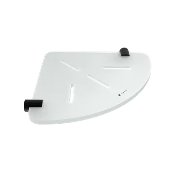 Koupelnový nábytek Černá rohová police IXI NIMCO BORMO ČERNÁ BRC X208-90 Nimco