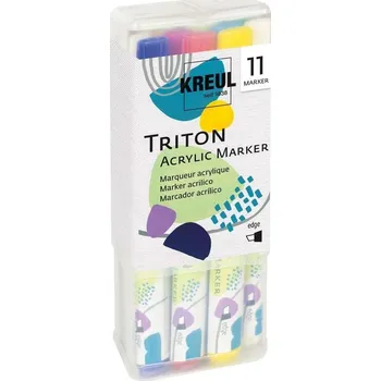 Výtvarná barva Sada Akrylový fix "TRITON", edge, Powerpack, KREUL