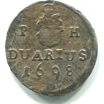 Leopold I. Duarius 1698/KB. Kremnica. Ag.