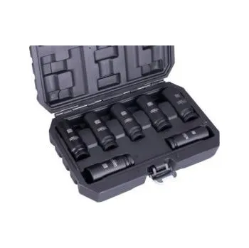 Sada úderových hlavic prodloužených 1/2" 17-24mm Cr-Mo