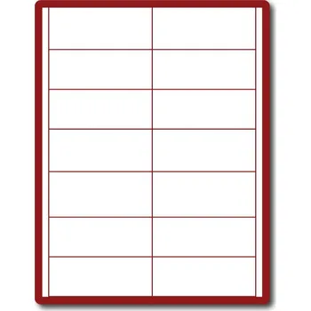 Samolepící etiketa 35 00095 - Print Etiketa A4, 97 mm x 42,4 mm, 14 etiket na archu - Balení 100 ks