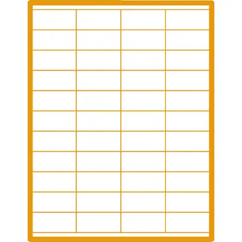 Samolepící etiketa 35 00075 - Print Etiketa A4, 52 mm x 25,4 mm, 44 etiket na archu - Balení 100 ks.