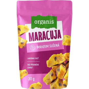 Sušené ovoce Organis Mrazem sušená maracuja kostky 30 g
