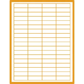 Samolepící etiketa 35 00231 - Print Etiketa A4, 45 mm x 15 mm, 72 etiket na archu - Balení 100 ks