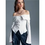 Halenka s proužky - L - House - bílý - 208IQ-00X