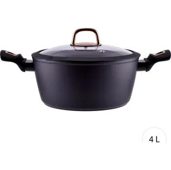 Hrnec Perfect Home Granitový hrnec na indukci s poklicí 4L Golden Line, 10434