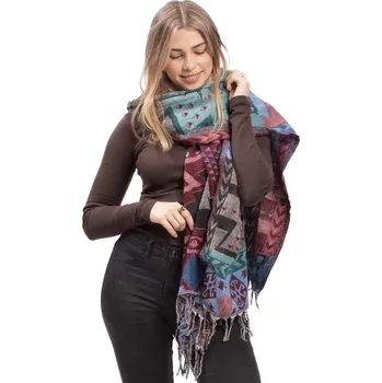 Šála Šála INDI aztek bordó I.