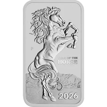 Stříbrná mince 1 Oz Rectangular Lunar Horse 2026