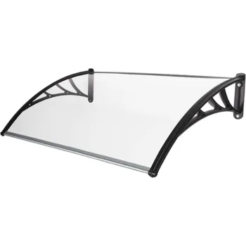 Stříška nad vchodové dveře Stříška 100x120 cm, PC transparentní | 2162003