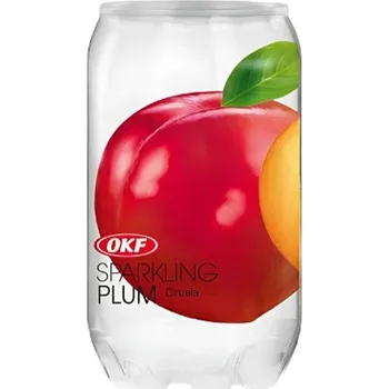 Limonáda OKF Sparkling Plum Drink 350 ml - 1x 350ml