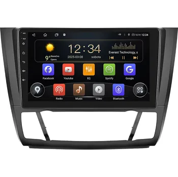 Autorádio Isudar 2DIN autorádio T75-IEV82 Android, BMW E81 / E82 / E87 / E88 s automatickou klimatizací