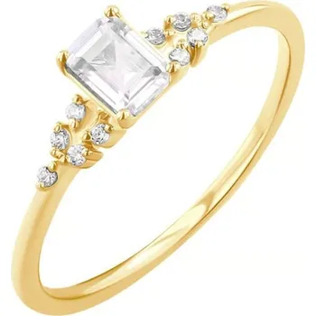 Prsten Rozvodový prsten s emerald diamantem Juli